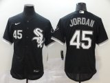 Nike Chicago White Sox #45 Michael Jordan Black Flexbase Authentic Collection Jersey