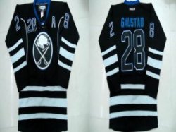 Buffalo Sabres #28 Paul Gaustad Black NHL Jerseys (black ice)