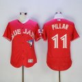 2016 Toronto Blue Jays #11 Kevin Pillar red elite baseball jersey