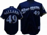 Milwaukee Brewers 49# BLUE GALLARDO mlb jersey