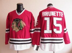 Chicago Blackhawks 15 Andrew BRUNETTE red Jersey