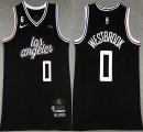 Nike Los Angeles Clippers #0 Russell Westbrook black nba jerseys -XD