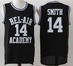 Bel-Air Academy #14 Will Smith black Movie basketball jersey