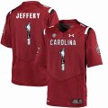 Custom South Carolina #1 Alshon Jeffery red fashion college football jersey