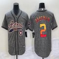 Nike Houston Astros #2 Alex Bregman Hemp grey majestic baseball jerseys Joint name -BD 02