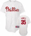 Philadelphia Phillies Hamels 35# White MLB jersey