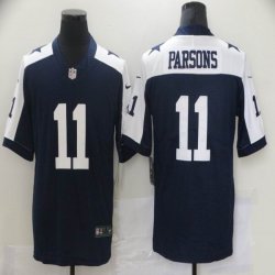 Nike Dallas Cowboys #11 Micah Parsons blue white Color Rush Limited Jersey