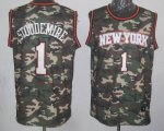 New York Knicks 1 Amare Stoudemire Camo NBA Jerseys