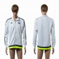 2015 Real Madrid white soccer jacket