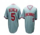 Cincinnati Reds 5# Bench Grey MLB Jerseys