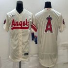 Nike Los Angeles Angels blank white Flexbase Authentic Collection Jersey-BD 01