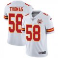 Nike Kansas City Chiefs #58 Derrick Thomas white Color Rush Limited Jerseys