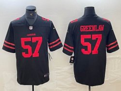 Nike San Francisco 49ers #57 Dre Greenlaw Black Color Rush Limited Jersey