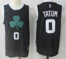 Nike Boston Celtics #0 Jayson Tatum black nba basketball jersey