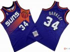 Phoenix Suns #34 Charles Barkley purple throwback NBA Revolution 30 Jersey