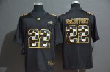 Nike Panthers #22 Christian McCaffrey black Color Rush Limited Jersey-WL