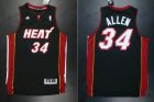 adidas miami heat ray allen #34 black nba revolution 30 jerseys