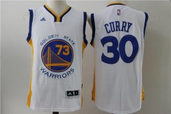 New Golden State Warriors #30 Stephen Curry white basketball Jersey