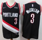 Nike Portland Trail Blazers #3 C.J. McCollum black NBA Jerseys-S8