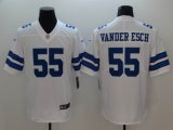 Dallas Cowboys #55 Leighton Vander Esch Nike white Color Rush Limited Jersey