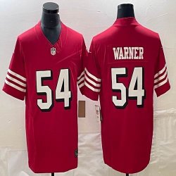 Nike San Francisco 49ers #54 Fred Warner red Nike Vapor F.U.S.E. Limited Jersey 03