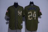 New York Yankees #24 Gary Sanchez Camo Stitched Baseball Jersey