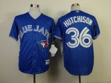 Toronto Blue Jays 36# Drew Hutchison blue MLB Jerseys