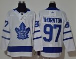 Adidas Toronto Maple Leafs #97 Joe Thornton white hockey jersey