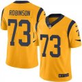 Nike Rams #73 Greg Robinson Gold Color Rush Limited Jersey