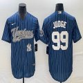 Nike New York Yankees #99 Aaron Judge blue majestic baseball Jersey Joint name 02