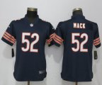 Youth Nike Bears #52 Khalil Mack blue Color Rush Limited Jersey