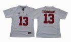 Women 2018 Season Alabama Crimson Tide 13 Tua Tagovailoa Playoff Diamond Football White Jersey