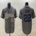 New York Yankees Juan Soto Nike Hemp grey majestic baseball Jersey Joint name -BD 01