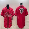 Nike Atlanta Falcons blank red baseball jerseys Joint name-BD 01