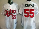 MLB Minnesota Twins 55 CAPPS white jersey