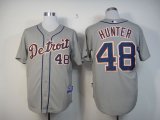 Detroit Tigers #48 Torii Hunter gray MLB Jerseys