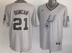 Adidas San Antonio Spurs 21 Tim Duncan gray 2013 NBA Christmas Jerseys