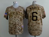 Pittsburgh Pirates #6 Starling Marte camo usa flag mlb Jerseys