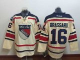 New York Rangers #16 Derick Brassard beige ice hockey jersey