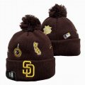 2024 San Diego Padres brown MLB Cuffed Knit Hats