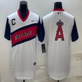 Nike Los Angeles Angels blank white majestic baseball jerseys 01