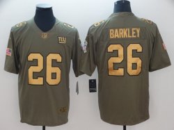 Nike New York Giants #26 Saquon Barkley camo green Color Rush Limited Jersey-BD