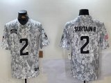 Denver Broncos #2 Patrick Surtain II Nike Arctic Camo 2024 Salute to Service Limited