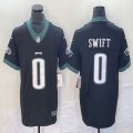 Philadelphia Eagles #0 D'Andre Swift Black Color Rush Limited Jersey-BD 03