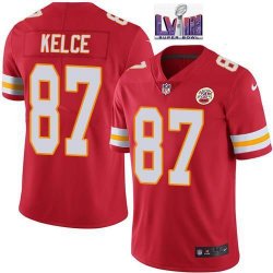 Nike Kansas City Chiefs Travis Kelce #87 red Color Rush Limited Jerseys