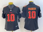 Youth Nike Kansas City Chiefs #10 Isiah Pacheco black gold Color Rush Limited Jersey