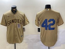 Nike San Diego Padres #42 green majestic baseball jerseys 01