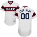 Custom Chicago White Sox white Flexbase Authentic Collection Jersey