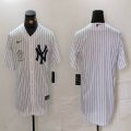 Nike Yankees blank white MLB baseball Jersey -BD 01