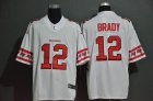 Nike Tampa Bay Buccaneers #12 Tom Brady white Color Rush Limited Jersey with Sleeve label